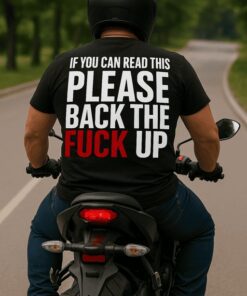 Lustiges T-Shirt Back The Fuck Up