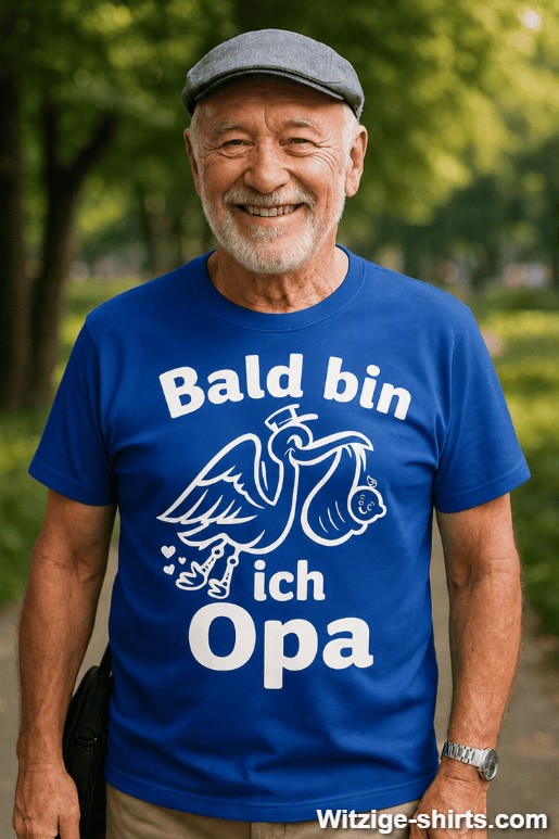 Lustiges T-Shirt Bald bin ich Opa