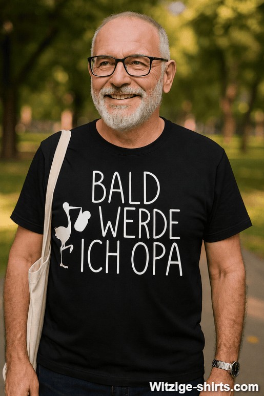 Lustiges T-Shirt Bald werde ich Opa
