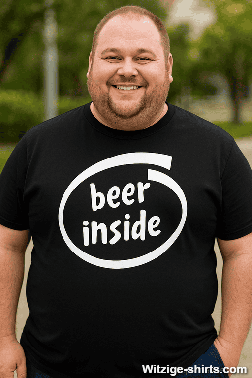 Lustiges T-Shirt Beer Inside