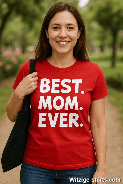 Lustiges T-Shirt Best mom ever