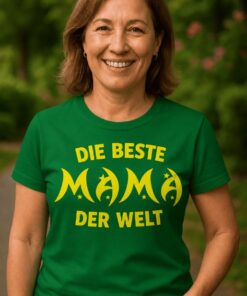 Lustiges T-Shirt beste Mama der Welt nach Wunsch