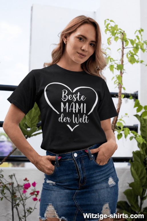 Lustiges T-Shirt Beste Mami der Welt