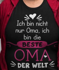 Lustiges T-Shirt beste Oma der Welt