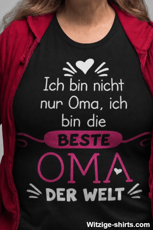Lustiges T-Shirt beste Oma der Welt