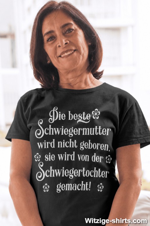 Lustiges T-Shirt beste Schwiegermutter Schwiegertochter