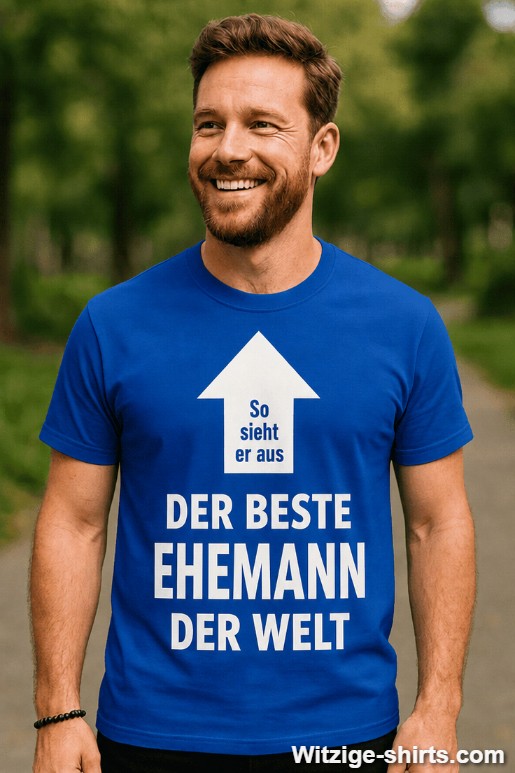 Lustiges T-Shirt Bester Ehemann der Welt