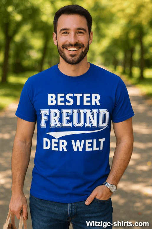 Lustiges T-Shirt Bester Freund der Welt