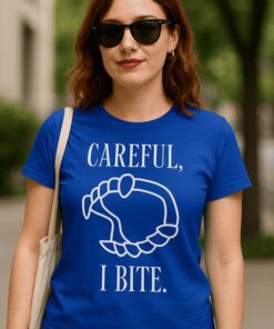Lustiges T-Shirt Careful I bite