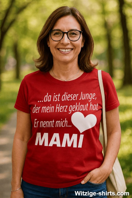 Lustiges T-Shirt er nennt mich Mami