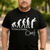 Lustiges T-Shirt Evolution Chef