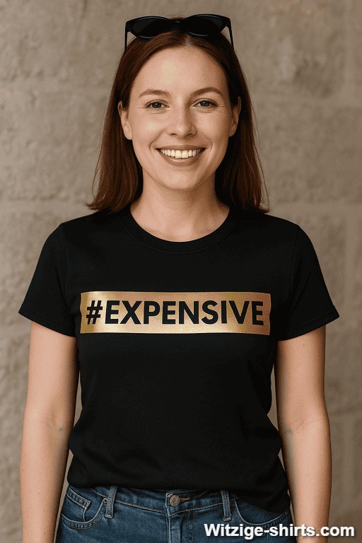 Lustiges T-Shirt #EXPENSIVE