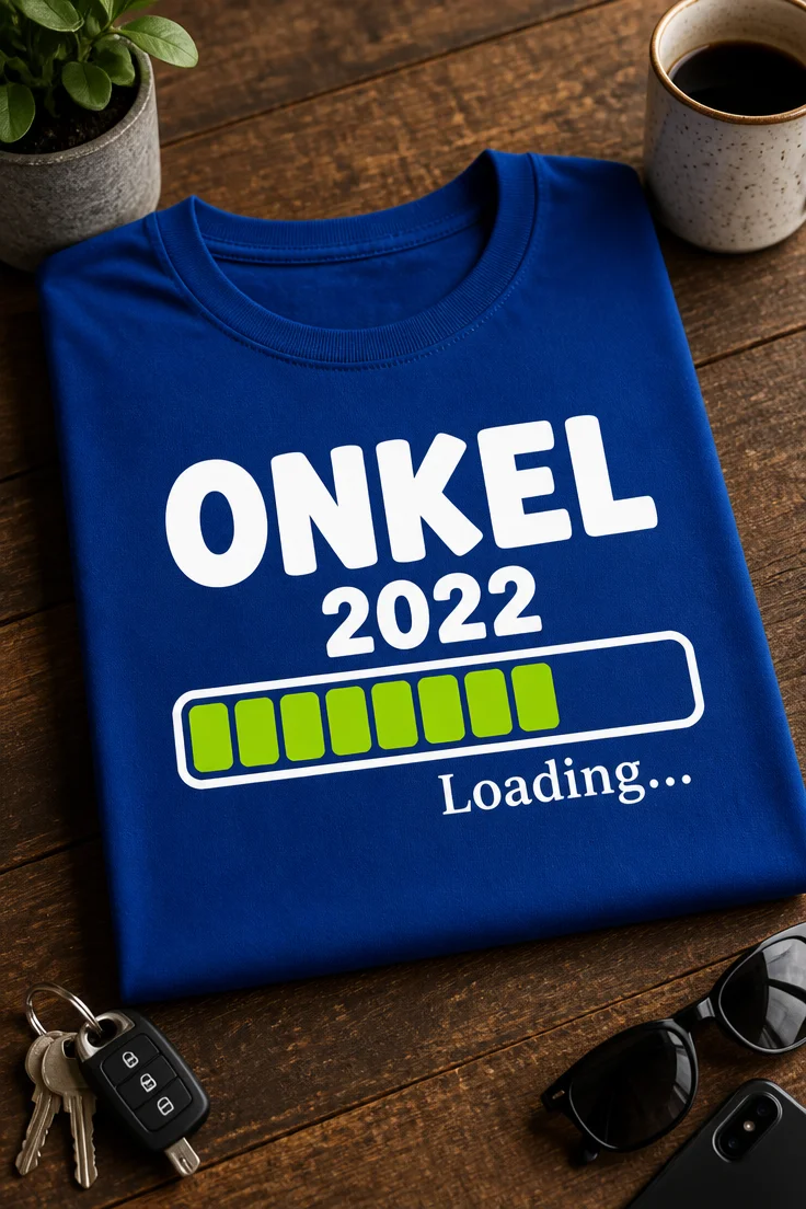 Lustiges T-Shirt für werdende Onkel mit dem Spruch ONKEL 2022 Loading...