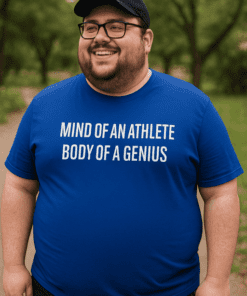 Lustiges T-Shirt für Athleten und Genies