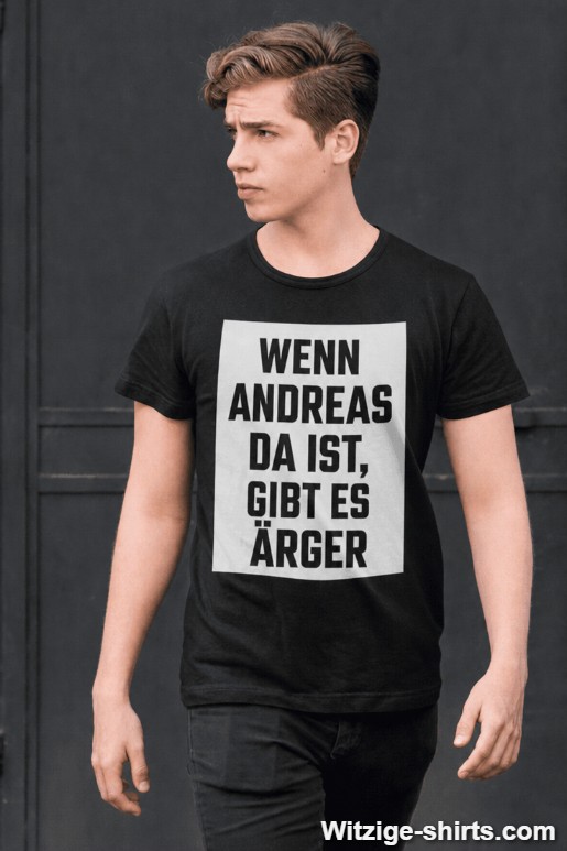 Lustiges T-Shirt gibt sicher Ärger mit beliebigem Namen