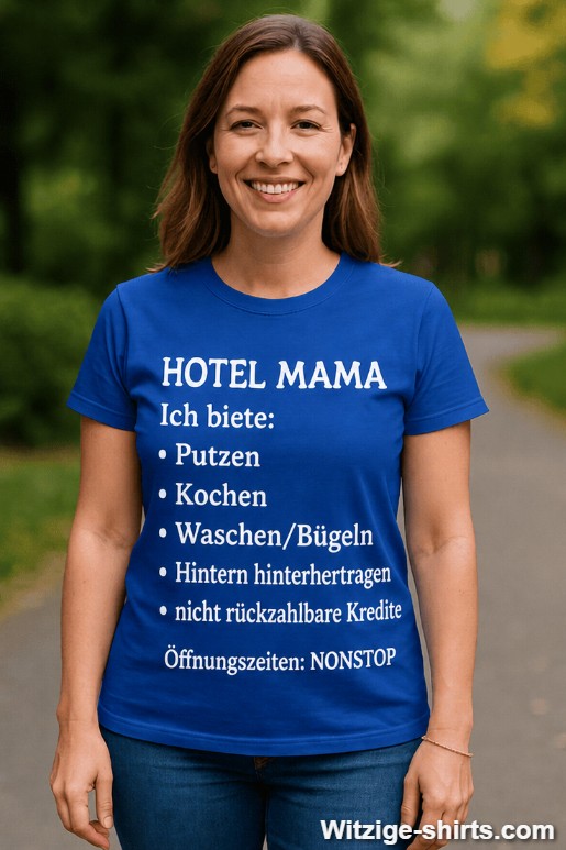 Lustiges T-Shirt Hotel Mama