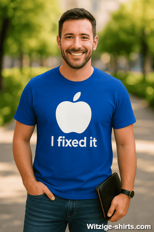 Lustiges T-Shirt I fixed it