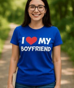 Lustiges T-Shirt I love my boyfriend
