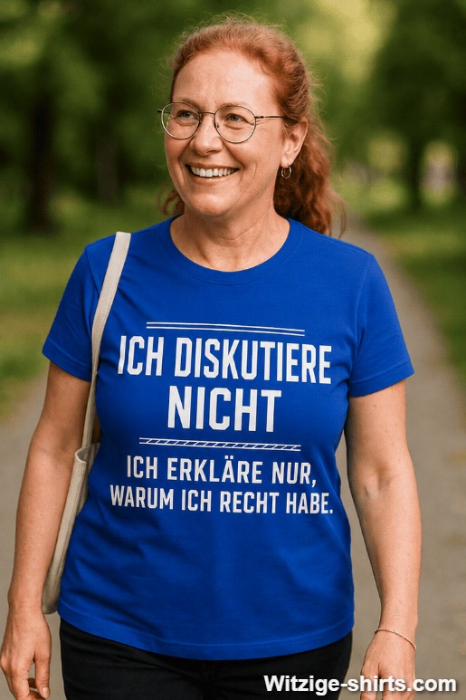 Lustiges T-Shirt Ich diskutiere nicht ich erkläre nur