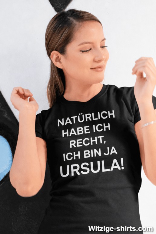Lustiges T-Shirt ich habe recht mit beliebigem Namen