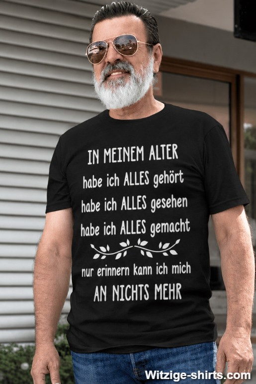 Lustiges T-Shirt In meinem Alter alles erlebt