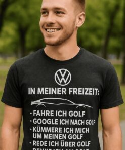 Lustiges T-Shirt In meiner Freizeit fahre ich Golf