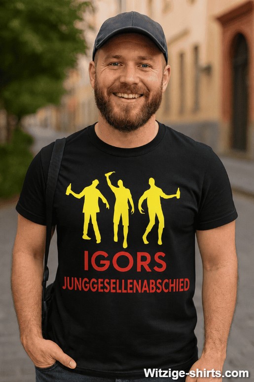 Lustiges T-Shirt Junggesellenabschied mit beliebigem Namen