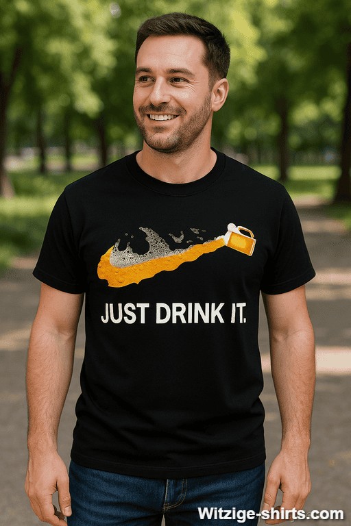 Lustiges T-Shirt Just drink it