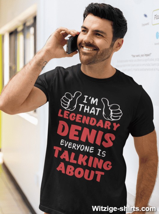 Lustiges T-Shirt Legendary mit beliebigem Namen
