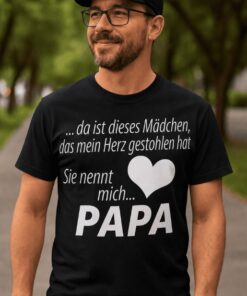 Lustiges T-Shirt Mädchen nennt mich Papa