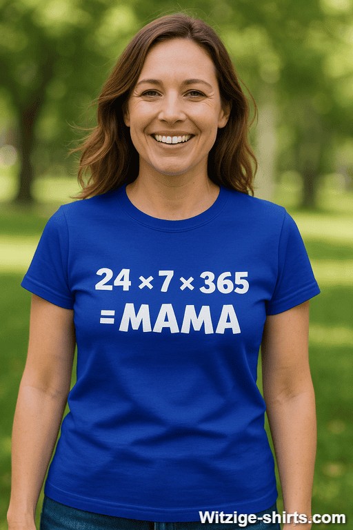 Lustiges T-Shirt Mama das ganze Jahr