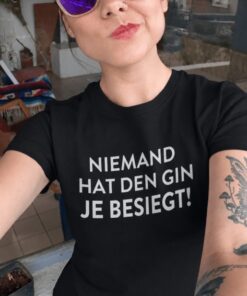 Lustiges T-Shirt niemand hat den Alkohol besiegt