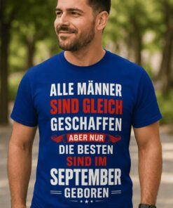 Lustiges T-Shirt nur die Besten mit beliebigem Monat