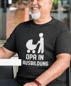 Lustiges T-Shirt Opa in Ausbildung
