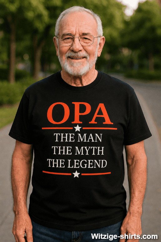 Lustiges T-Shirt Opa Man Myth Legend