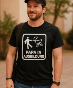 Lustiges T-Shirt Papa in Ausbildung