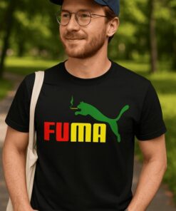 Lustiges T-Shirt rasta Fuma