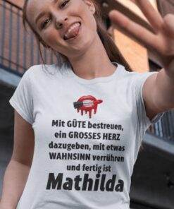 Lustiges T-Shirt Rezept mit beliebigem Namen