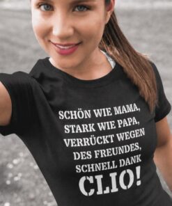 Lustiges T-Shirt schnell dank Auto mit beliebiger Automarke