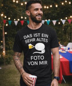 Lustiges T-Shirt sehr altes Foto von mir