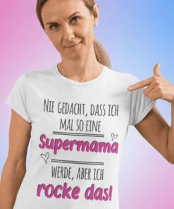 Lustiges T-Shirt so eine Supermama