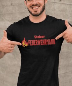 Lustiges T-Shirt stolzer Feuerwehrmann