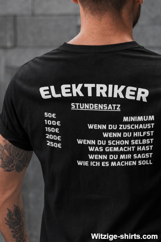 Lustiges T-Shirt Stundensatz mit beliebigem Beruf