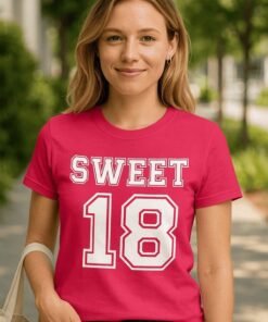 Lustiges T-Shirt Sweet 18