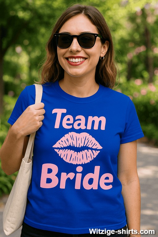Lustiges T-Shirt Team Bride