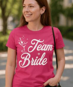 Lustiges T-Shirt Team Bride