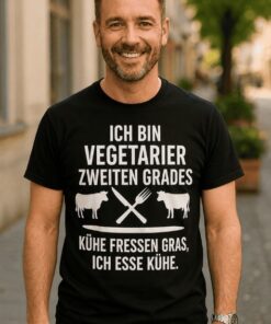 Lustiges T-Shirt Vegetarier zweiten Grades