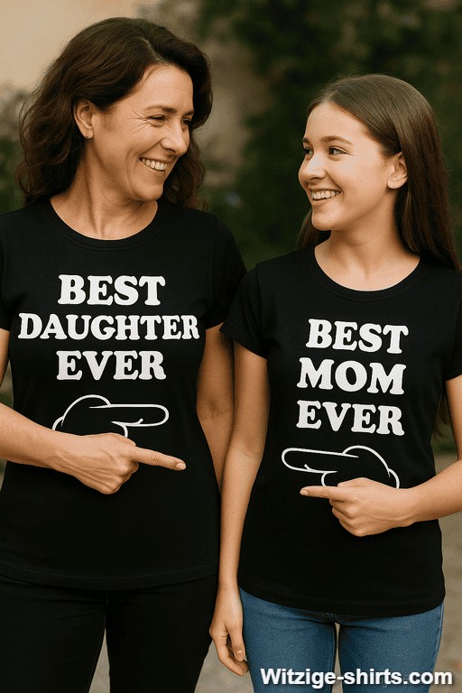 Mutter Tochter T-Shirts Best Mom Daughter Ever