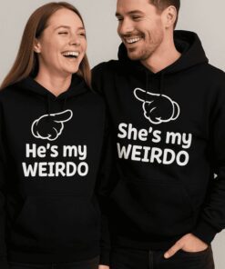 Pärchen-Hoodies He's my Weirdo She's my Weirdo