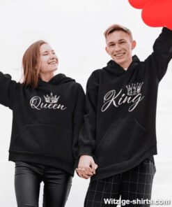 Pärchen-Hoodies King und Queen